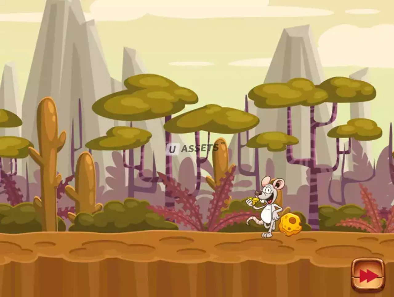 Screenshot #2 - Cheesy Run - Cartoon Runner Game