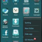 Screenshot #2 - THEME CYANOGEN GO LAUNCHER EX 1.38