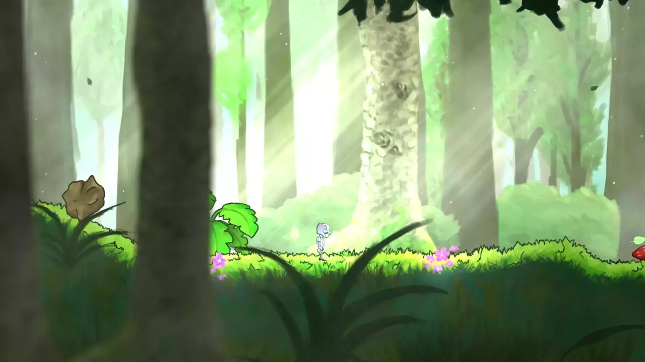 Screenshot #1 - 2D Magical Forest 4K Art Pack. Hand Drawn, Pastel Style!