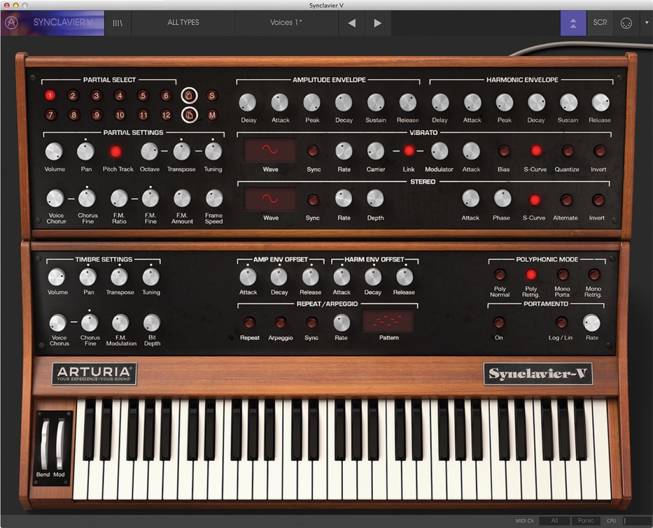 Screenshot #2 -  Arturia Farfisa V 1.4.1.2810 + активация