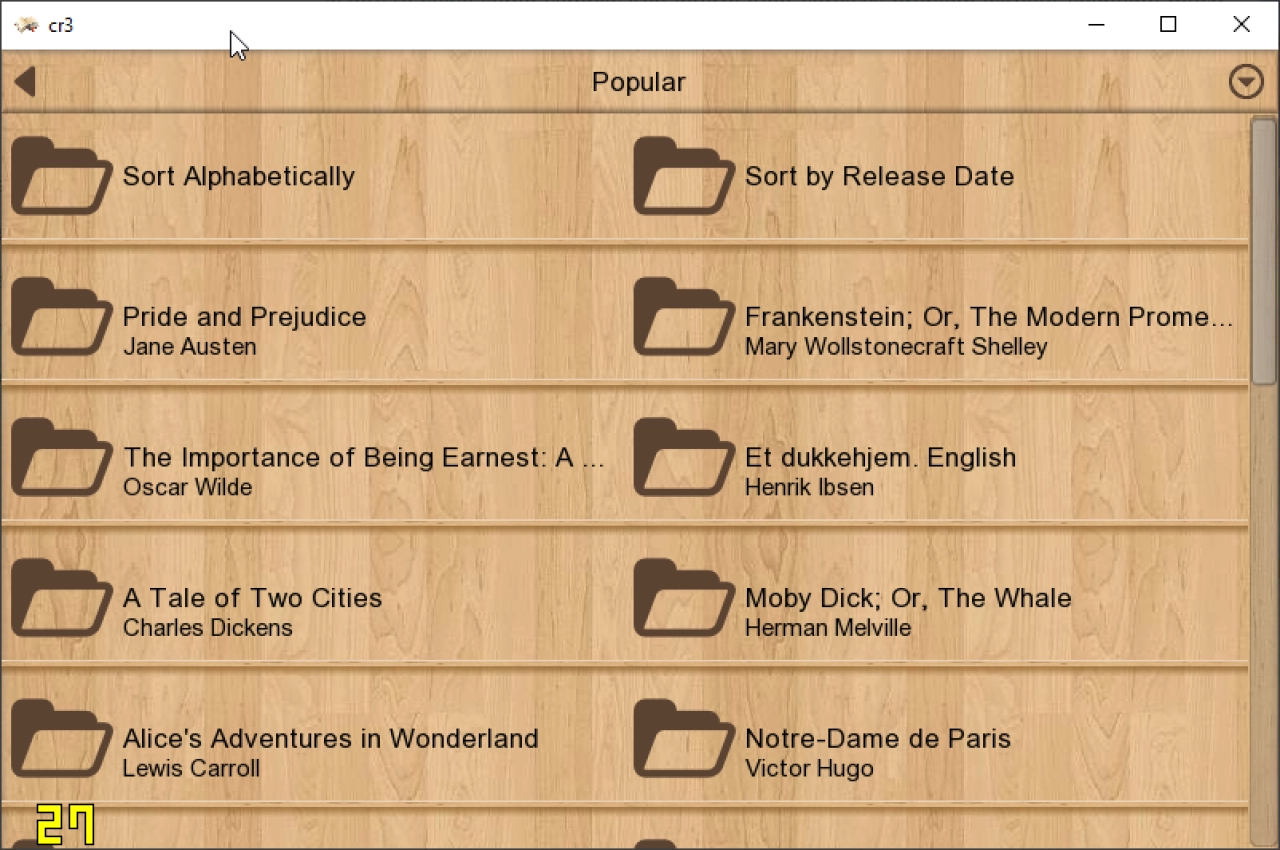 Screenshot #2 - Cool Reader v3.3.61 для windows