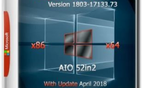 Windows 10 Version 1803 (17133.73) AIO x86-x64 [52in2]