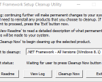 Screenshot #2 - .NET Framework Cleanup Tool