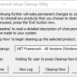 Screenshot #2 - .NET Framework Cleanup Tool