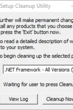 Screenshot #2 - .NET Framework Cleanup Tool