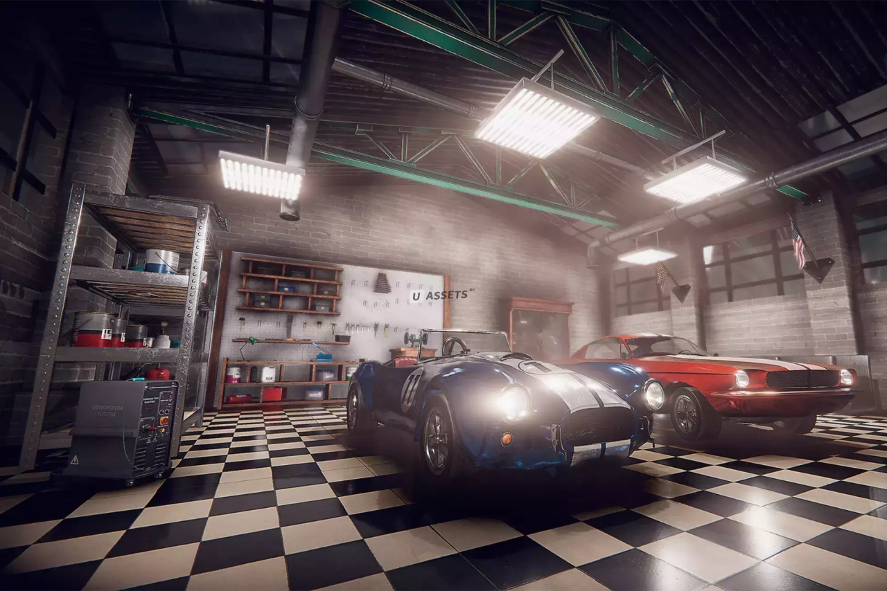 Screenshot #1 - Retro american garage