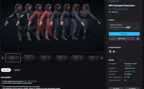 NPC Dystopia Characters