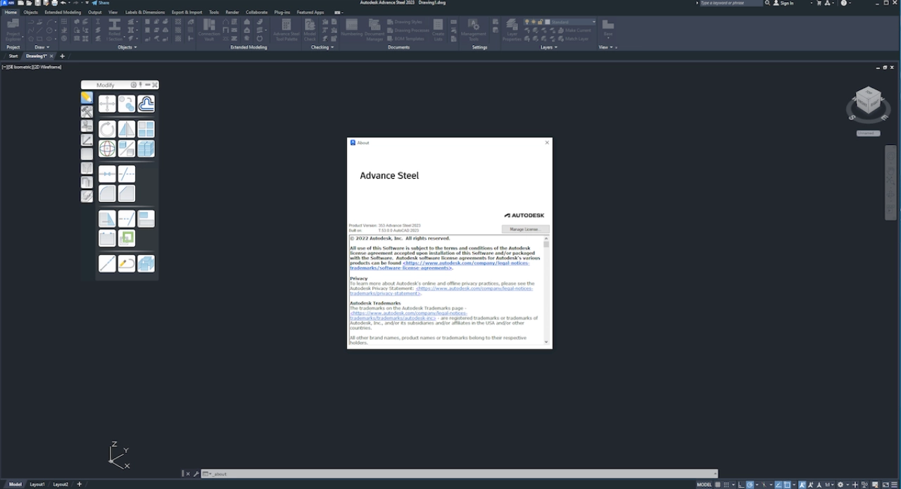 Screenshot #1 - Autodesk Advance Steel 2026.0.2 + активация