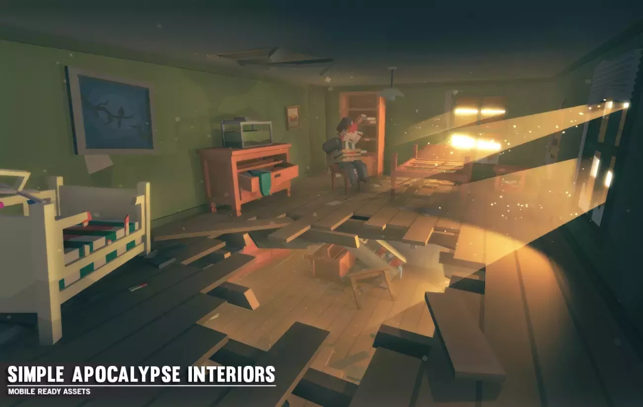 Screenshot #1 - Simple Apocalypse Interiors - Cartoon Assets