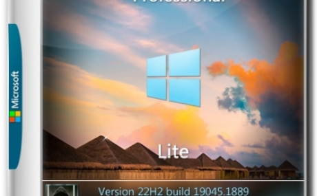 Windows 10 Pro x64 Lite 22H2 build 19045.1889 by Zosma