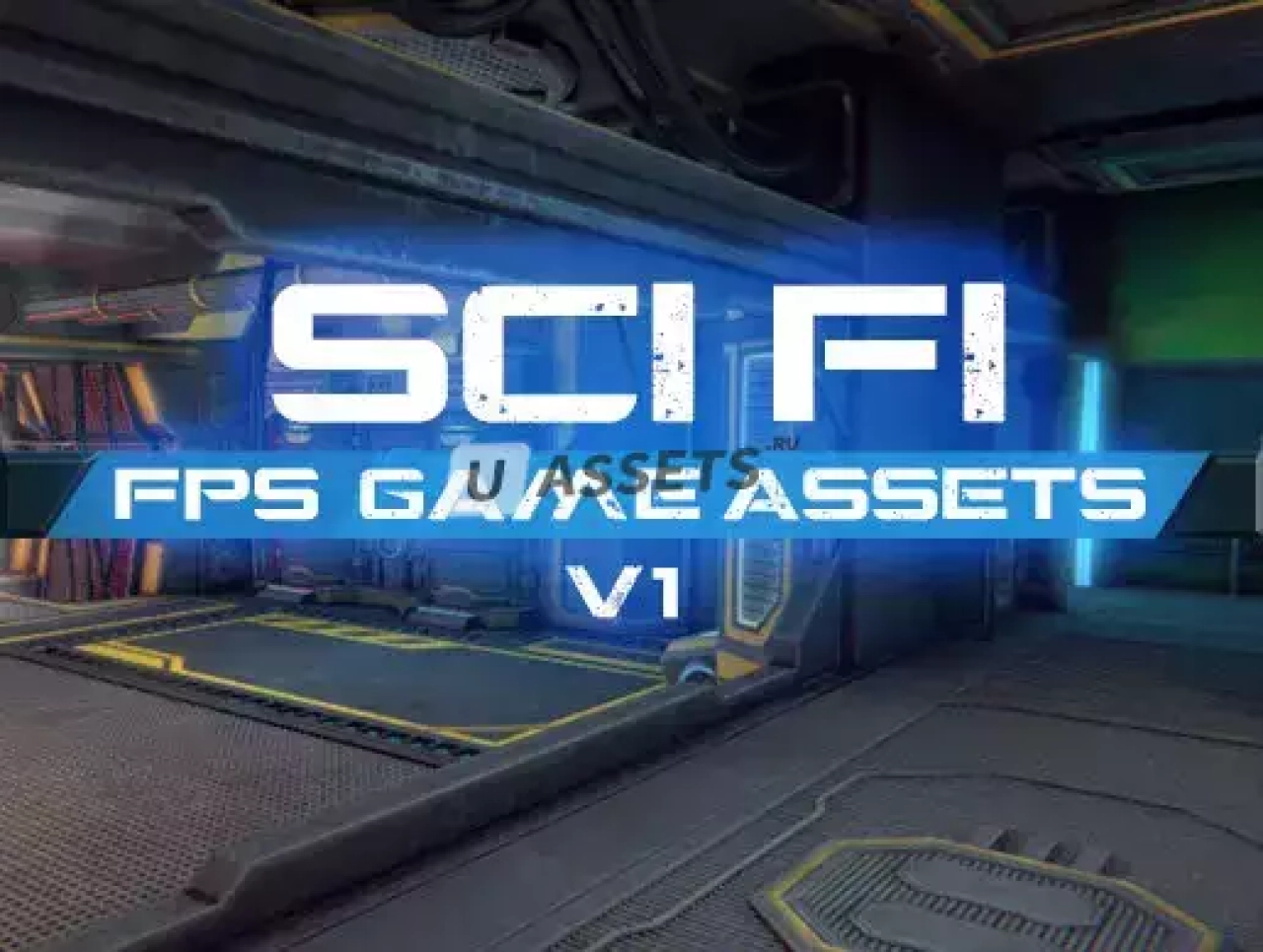 Screenshot #1 - FPS/Survival Sci-Fi game assets v1