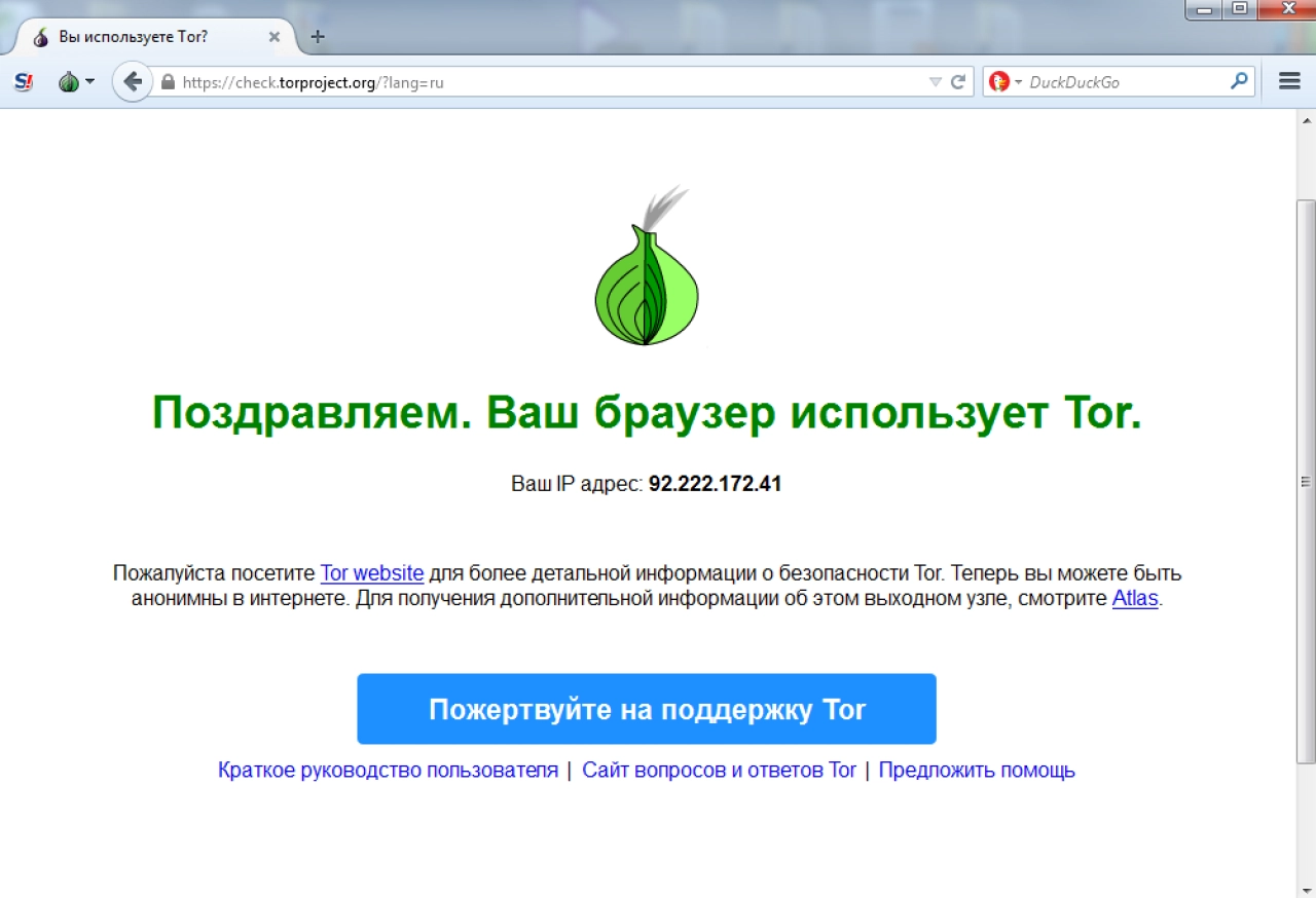 Screenshot #1 - Tor Browser Bundle