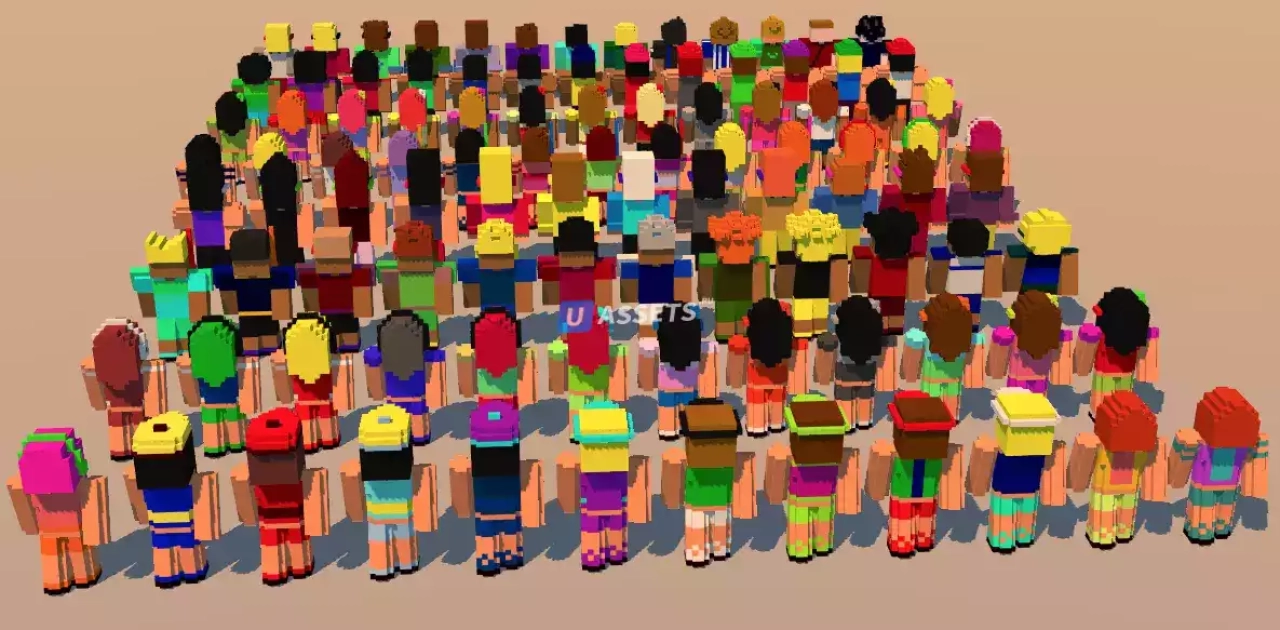 Screenshot #2 - 100 People - Animated Characters Pack