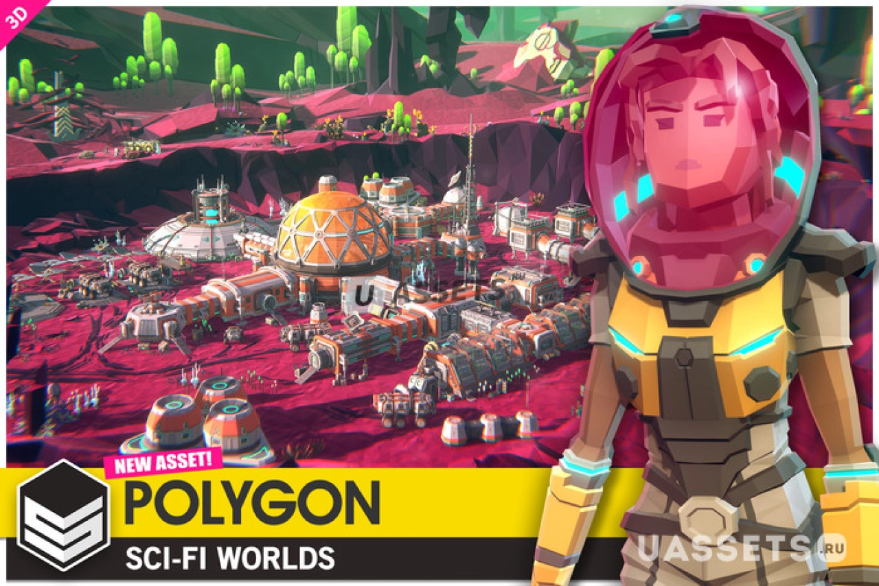 Screenshot #1 - POLYGON Sci-Fi Worlds