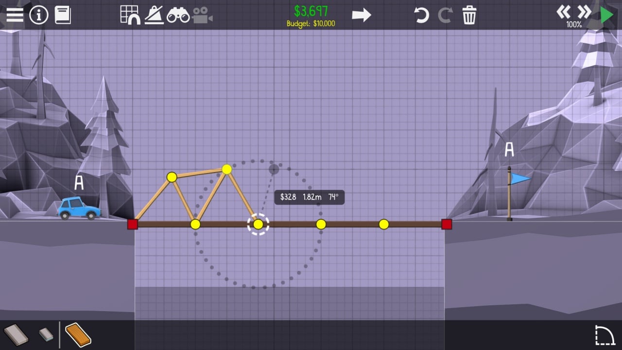 Screenshot #1 - Poly Bridge 2