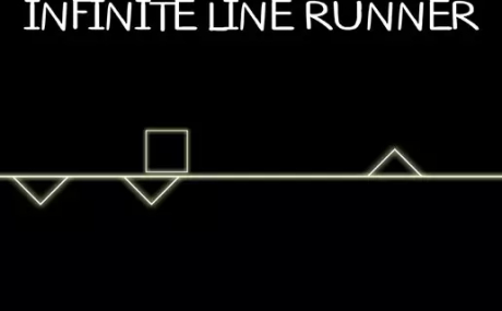 Infinite 2d line runner - avoid triangle obstacles