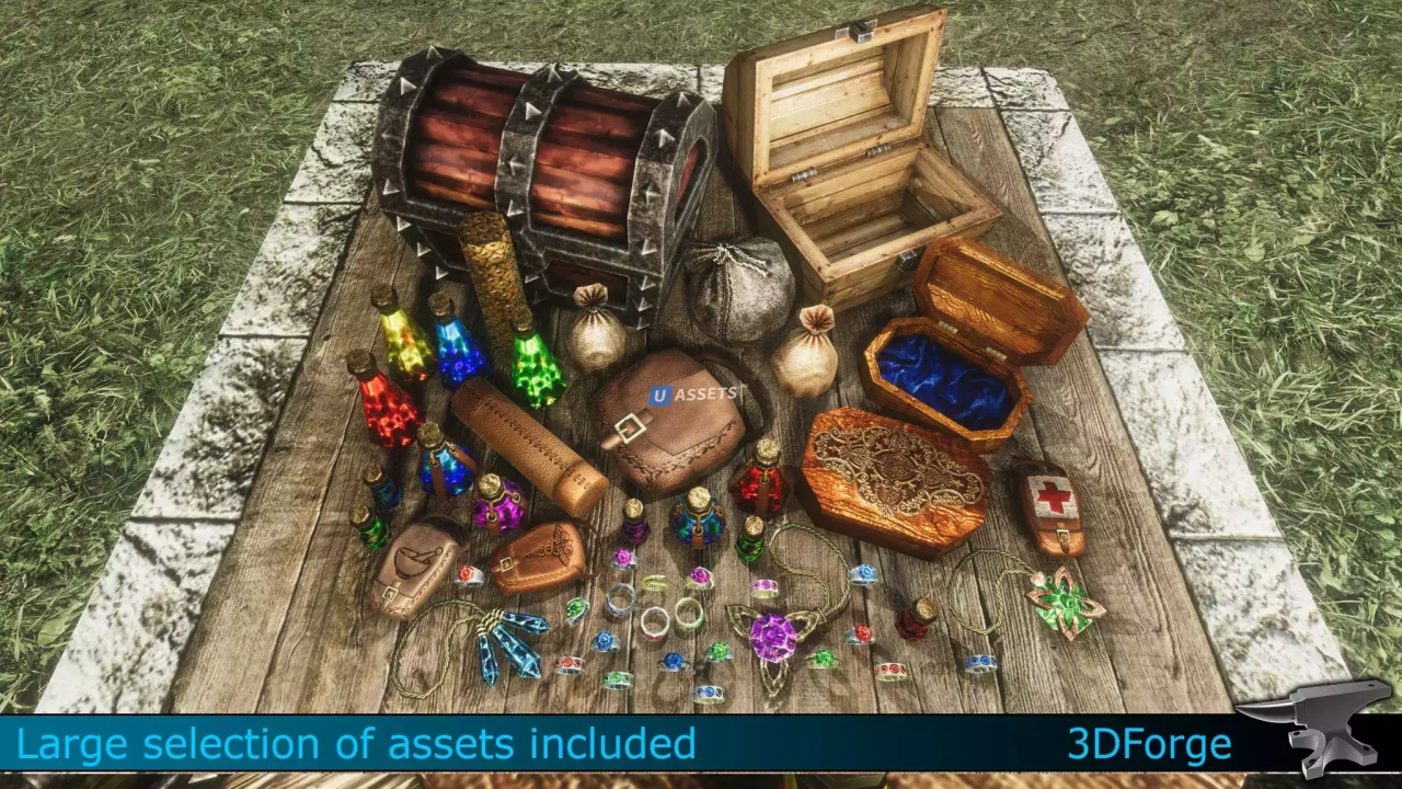 Screenshot #1 - Fantasy Treasure Loot Kit