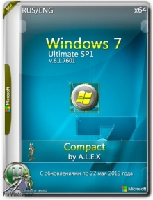 Windows 7 Ultimate SP1 x64 Compact May 2019 by A.L.E.X.