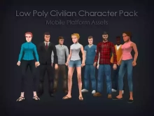 Low Poly Civilian Character Pack