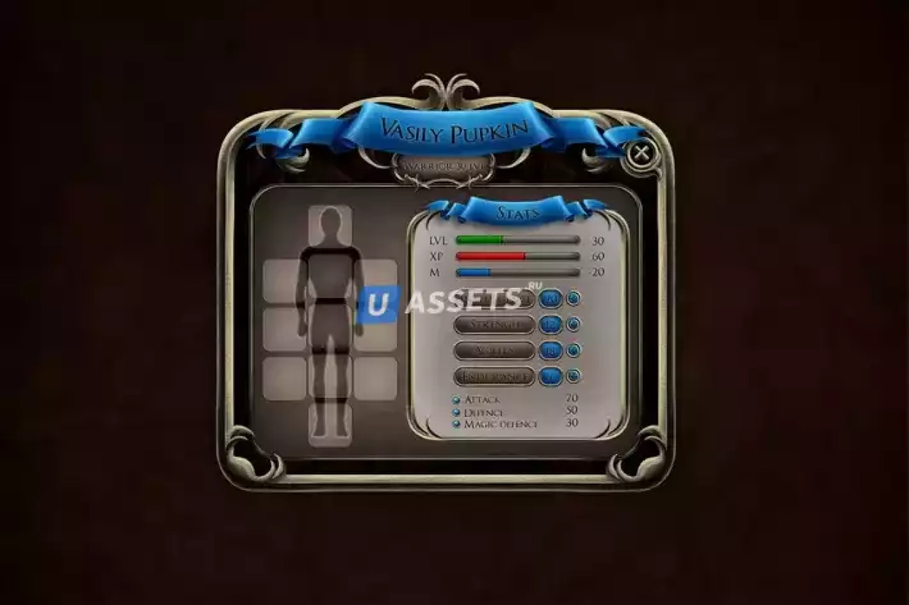 Screenshot #1 - Fantasy RPG User Interface