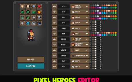 Pixel Heroes: Fantasy Editor