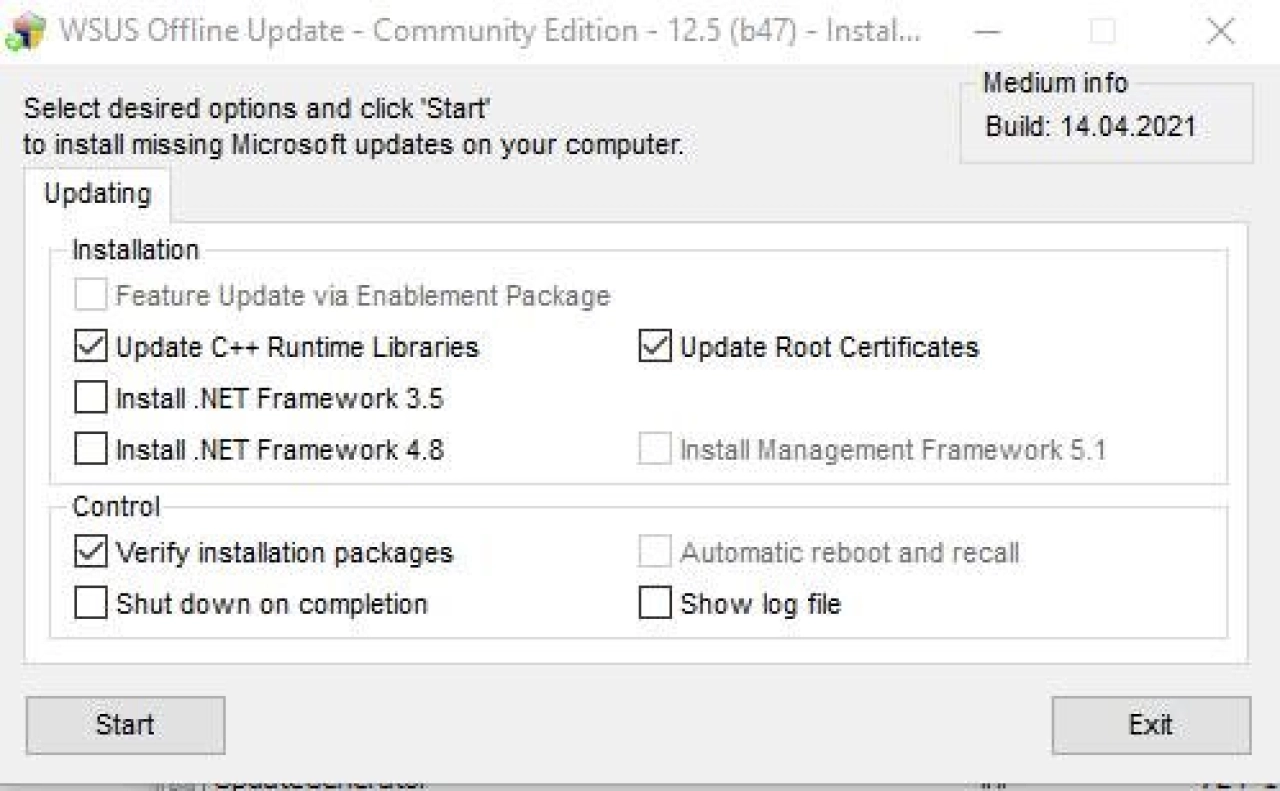 Screenshot #3 - Пакет обновлений для Microsoft Windows и Office x86/x64 (12.05.21)