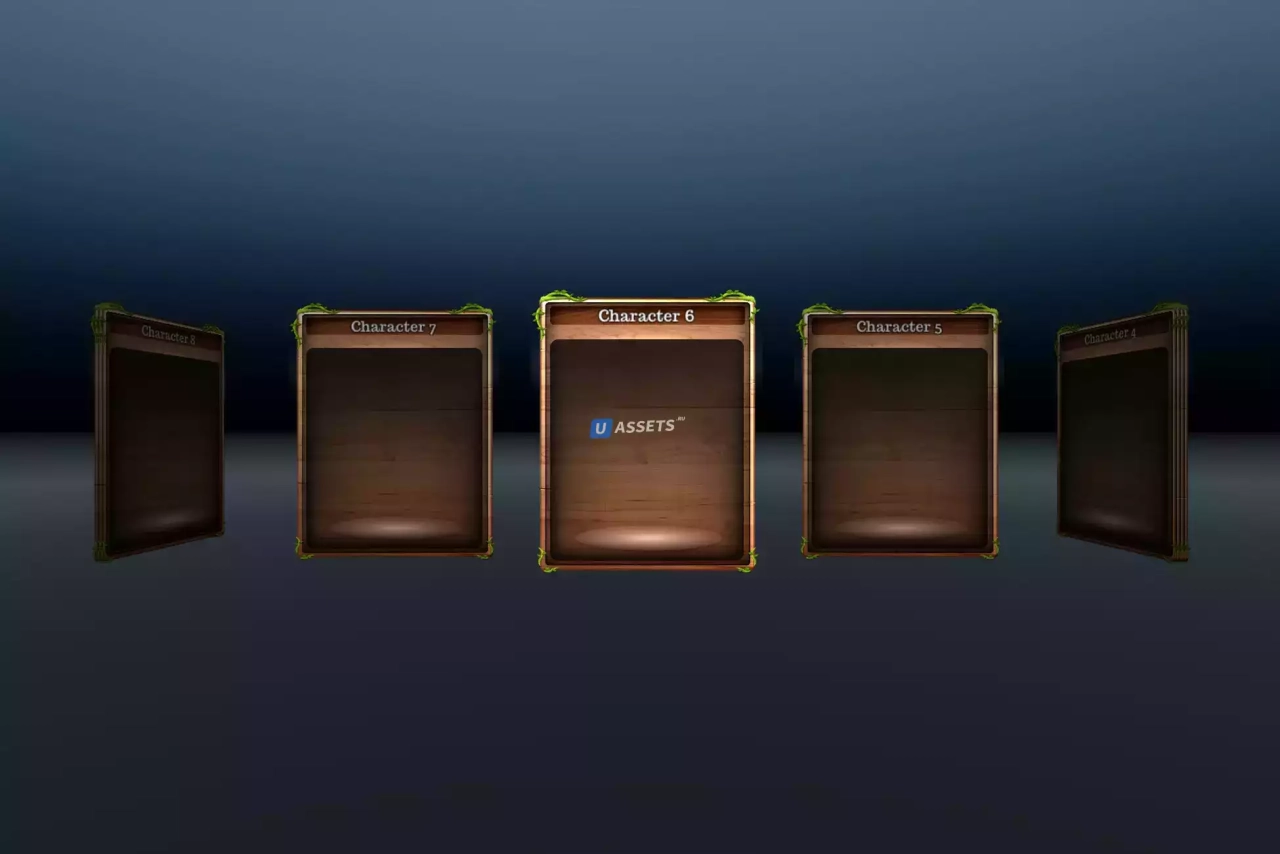 Screenshot #2 - Character Select Carousel (uGUI)