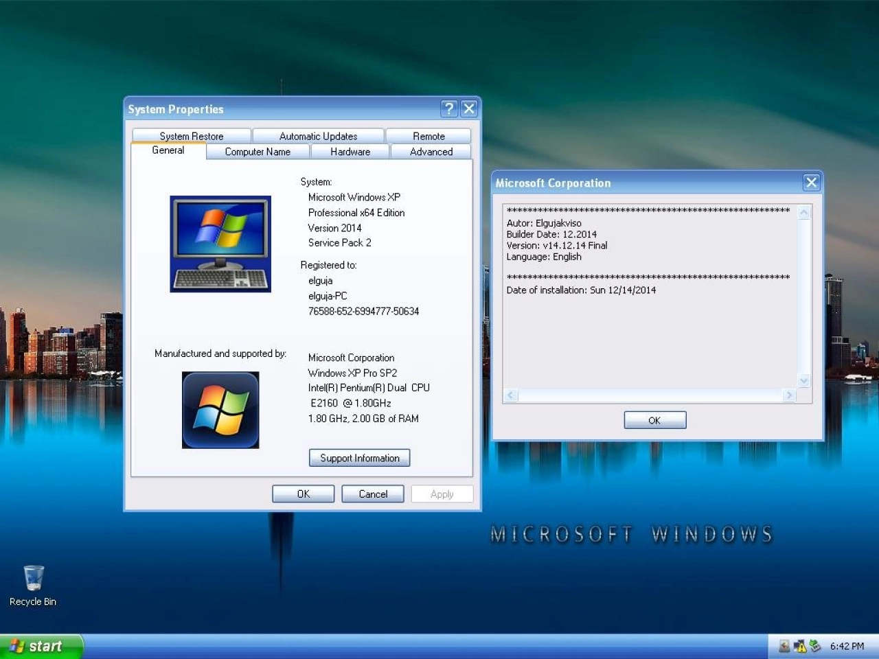 Screenshot #8 - Windows XP Professional SP2 x64 Elgujakviso Edition v.14.12.14