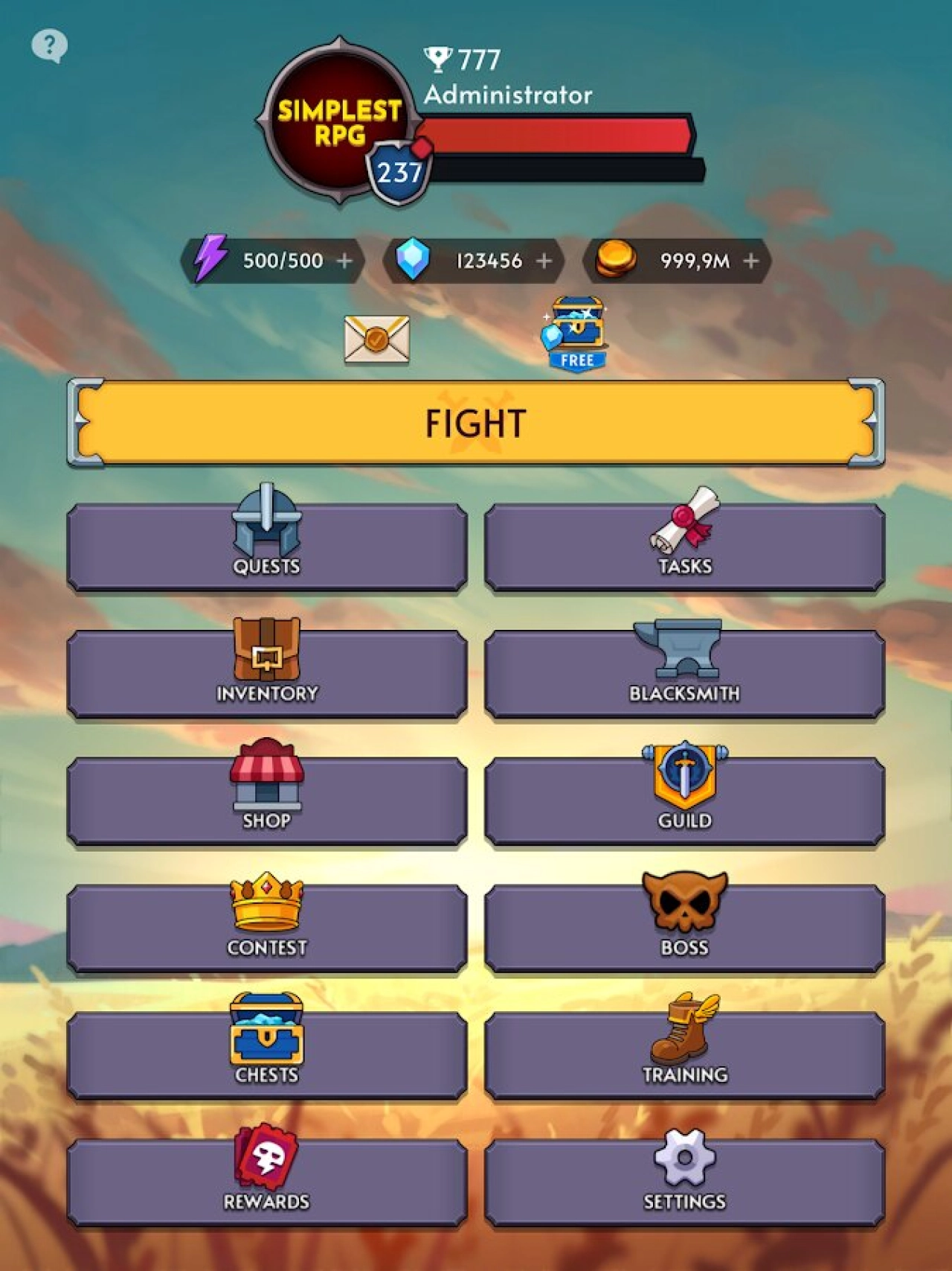 Screenshot #24 - SIMPLESTRPG - ONLINE EDITION 2.36.5