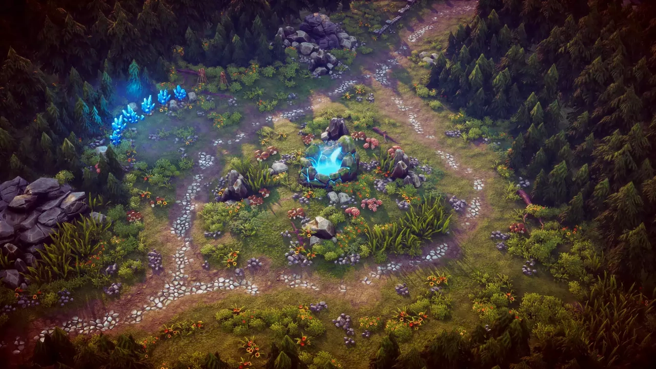 Screenshot #2 - Top Down - Fantasy Forest (HDRP)