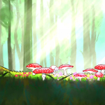 Screenshot #4 - 2D Magical Forest 4K Art Pack. Hand Drawn, Pastel Style!