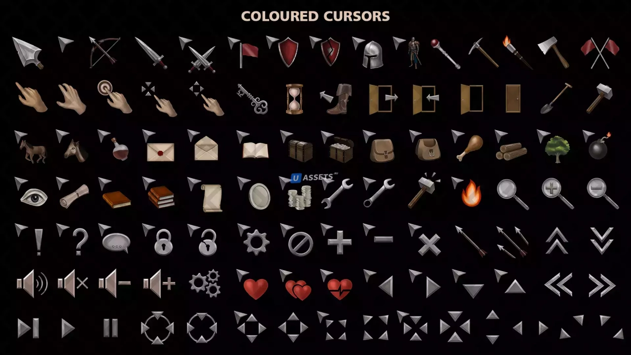 Screenshot #3 - Stylized RPG Cursors