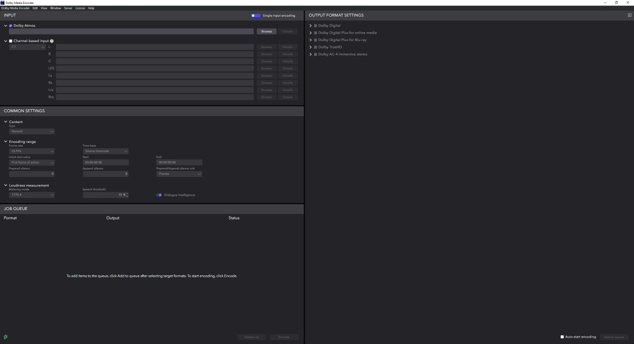 Screenshot #3 - Dolby Media Encoder 3.4.0 Portable by AlekseyPopovv
