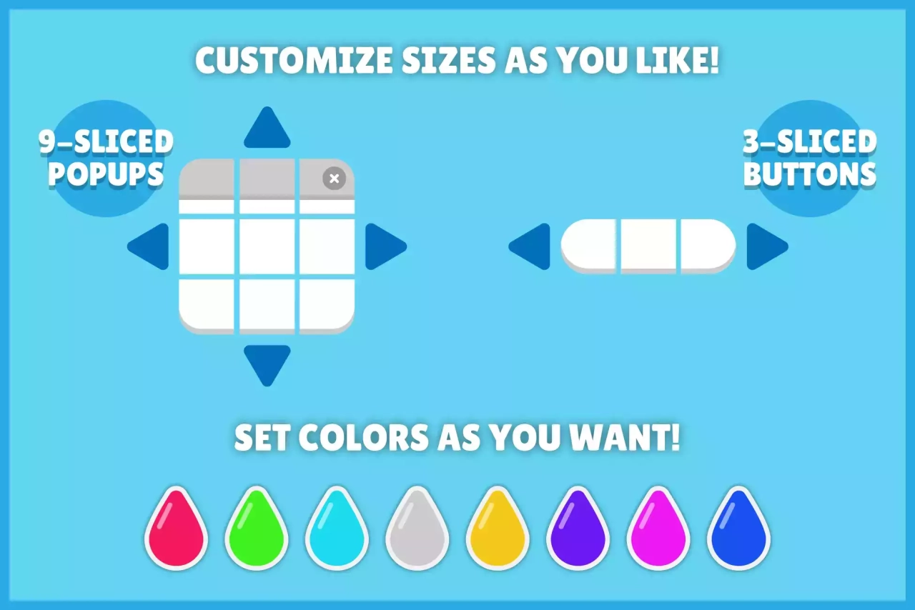 Screenshot #1 - Mega Hyper Casual GUI Pack
