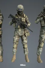 Screenshot #4 - Assault Character Pack Remastered - unity