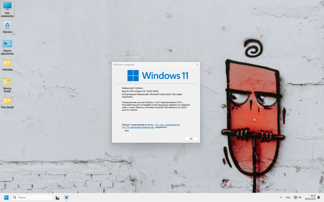 Screenshot #1 - Игровая сборка Windows 11 24H2 IoT LTSC 26100.6584 by Revision