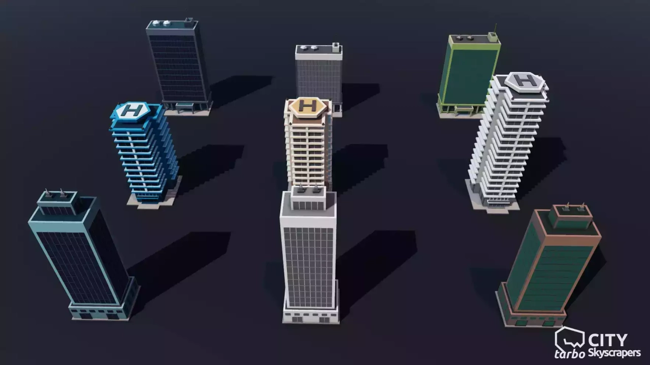 Screenshot #3 - Turbo City Skyscraper Pack