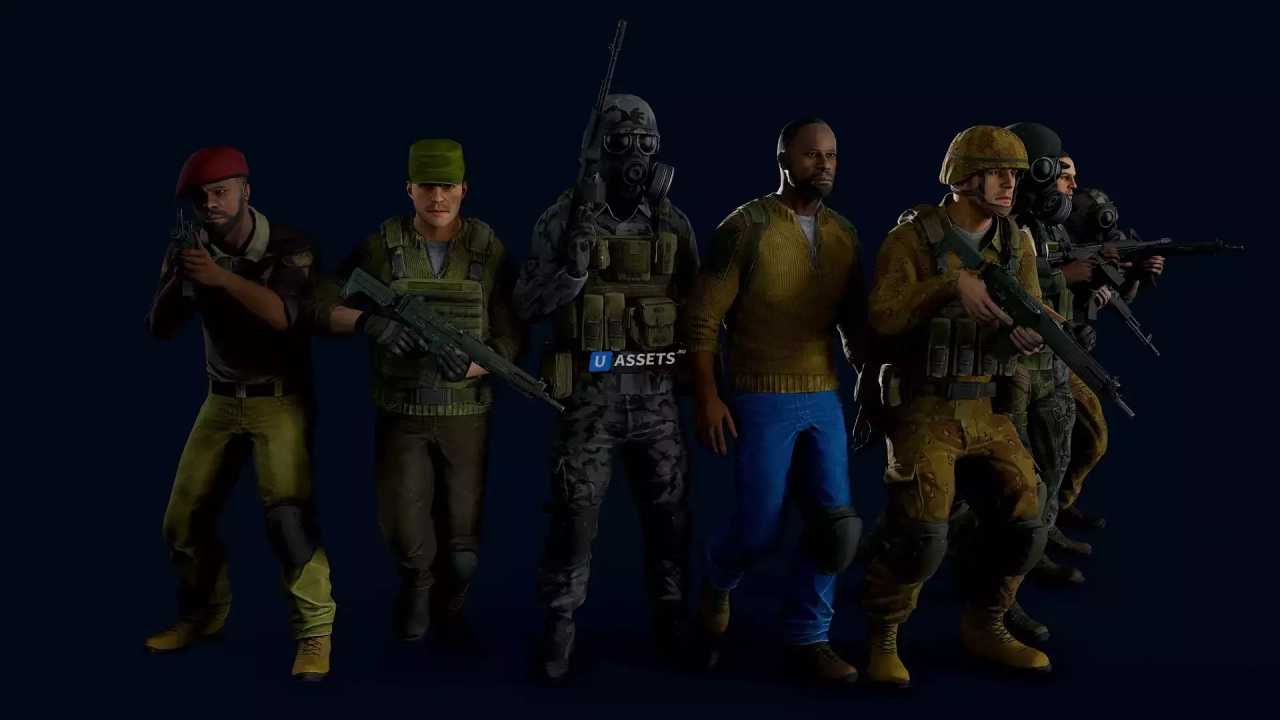 Screenshot #4 - Modular military character