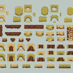 Screenshot #1 - Desert Tileset Top Down Pixel Art