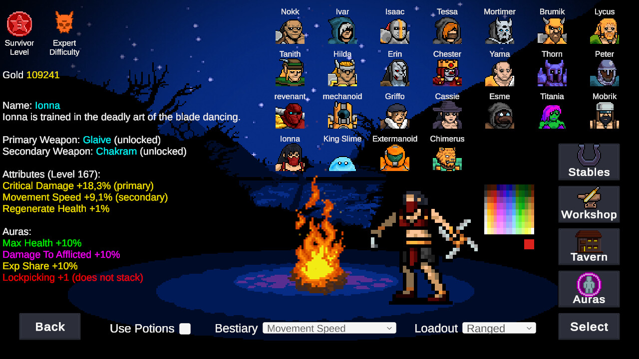 Screenshot #10 - Fantasy Survivors