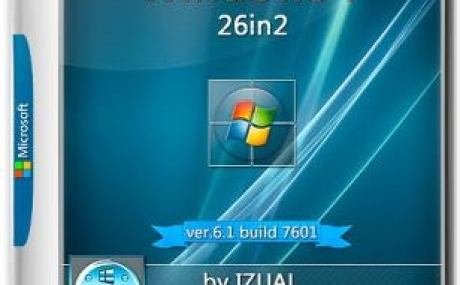 Windows 7 SP1 RUS-ENG x86/х64 -26in2- BY IZUAL [2018]