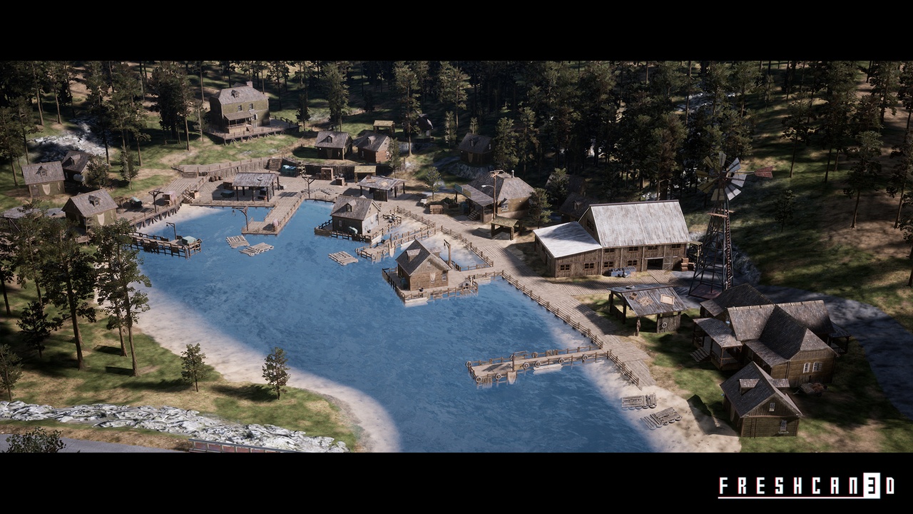 Screenshot #3 - Battle Royale Island Pack (Battle Royale, Battle Royale Buildings, Island)  UE5.0-5.1
