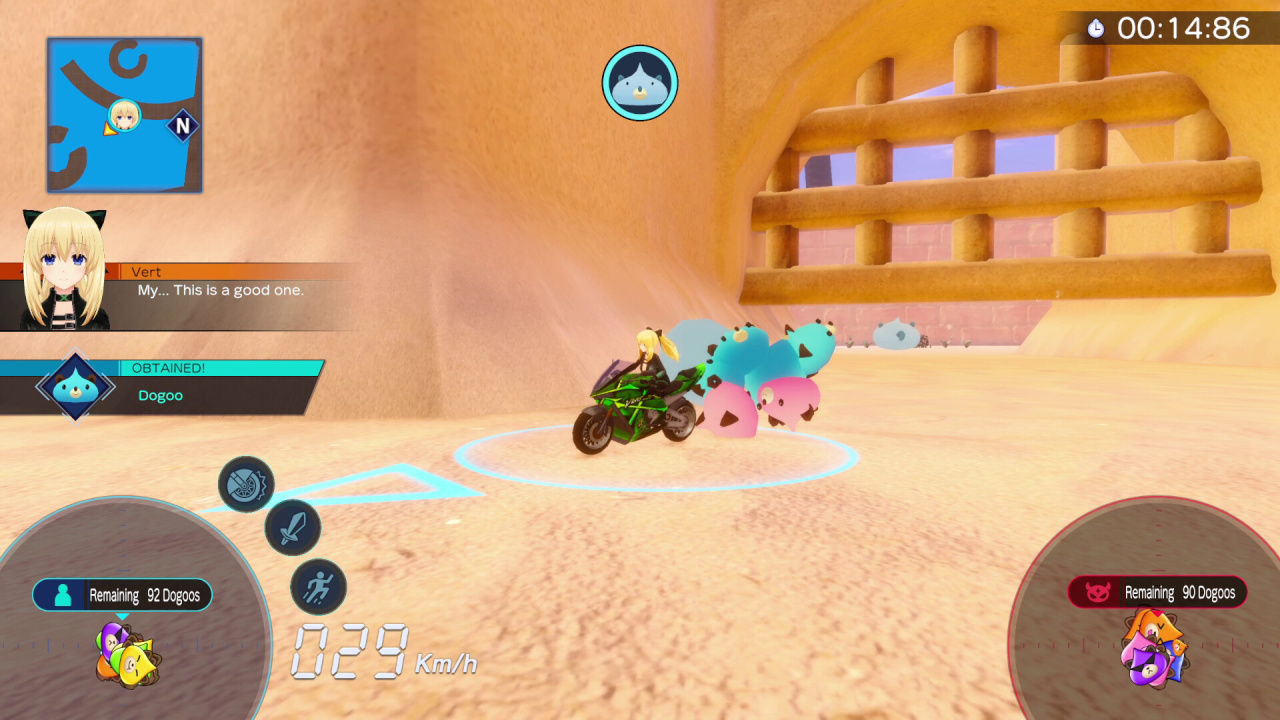 Screenshot #11 - Neptunia Riders VS Dogoos