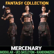 Modular Mercenary - Female Humans - Fantasy Collection