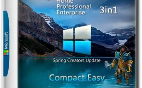Windows 10 Compact Easy 1803 build17134.137 {3in1} x64 / by flibustier