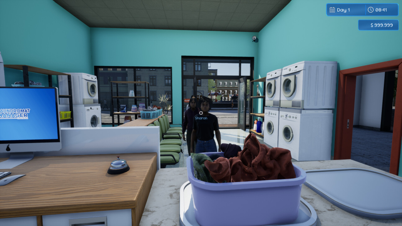 Screenshot #2 - Laundromat Manager Simulator