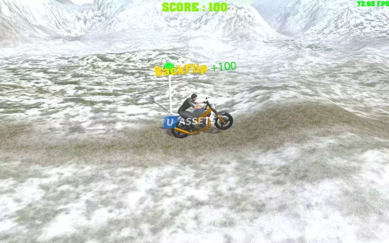 Screenshot #2 - Side-Scroller Motorcycle Kit
