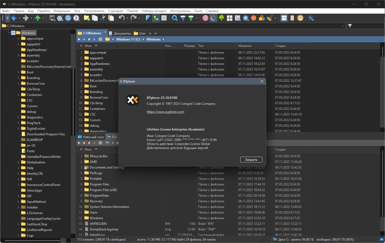 Screenshot #5 - Файловый менеджер XYplorer 25.10.0100 RePack by elchupacabra