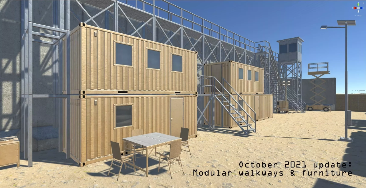 Screenshot #2 - Military Base Asset Pack
