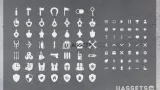 Screenshot #3 - Flat black universal GUI, 4k UI Kit - over 400 PNG files!